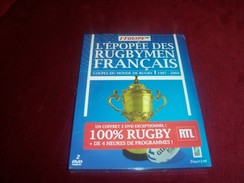 L'EPOPEE DES RUGBYMEN FRANCAIS   1987 / 2003   DOUBLE DVD  NEUF SOUS CELOPHANE - Deporte