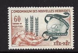 NOUVELLES HEBRIDES 1963 CAMPAGNE MONDIALE CONTRE LA FAIM  YVERT N°197  NEUF MNH** - Nuevos