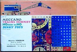 Catalogue 1960-1961 (COMPLET, Avec Les Tarifs En Suppléments Séparés) : MECCANO, TRAINS HORNBY, HOrnby-acHO, DINKY TOYS - Französisch