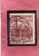 EGYPT EGITTO 1953 1956 1955 MOSCHEA MOSQUE OF SULTAN HASSAN 40m RED BROWN USATO USED OBLITERE' - Oblitérés