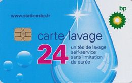 # Carte A Puce Portemonnaie  Lavage BP - Goutte - 24u Puce2? - Tres Bon Etat - - Car-wash