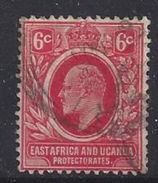 East Africa And Uganda Protectorates 1907-08 6c  (o) - Protectoraten Van Oost-Afrika En Van Oeganda