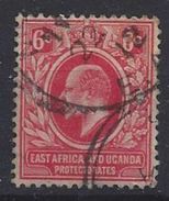 East Africa And Uganda Protectorates 1910 6c  (o) - Protectorados De África Oriental Y Uganda