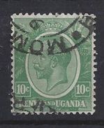 Kenya-Uganda 1922-27  10c (o) - Kenya & Uganda