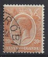 Kenya-Uganda 1922-27  20c (o) - Kenya & Uganda