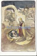 76369 ART ARTE SIGNED JOS. BACHLECHNER MARY VIRGINA WITH CHILD JESUS AND SHEPHERD POSTAL POSTCARD - Non Classés