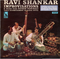 * LP *  RAVI SHANKAR - IMPROVISATIONS & THEME FROM PATHER PANCHALI (England 1968) - World Music