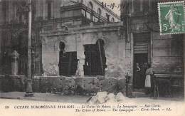 Thème:Judaisme.Judaica.Juif..     Synagogue    Reims   Guerre  14/18        (scan) - Jodendom