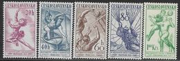 Tchecoslovaquie Neufs Avec Legère Charniére, No: 942 à 946, Coté 7,60 Euros, Y & T,   MINT LIGHTLY HINGED - Nuevos