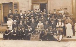 Franc Maçonnerie. Compagnonnage      Photo De Groupe. Tour De France Lyon 1910   (voir Scan) - Philosophie