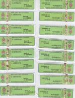 Romania Bus/tramway 16 Tickets - Europa