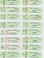 Romania Bus/tram Tickets 16 Items - Europe