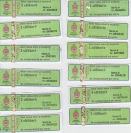 Romania Bus/tram Tickets 12 Items - Europa