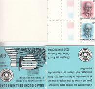 1986 Luxembourg Definitive Booklet Complete Booklet Carnet "unexploded"  VF MNH - Carnets