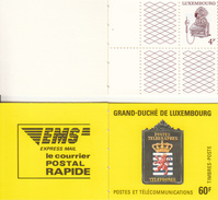 1991 Luxembourg Historical Post Equipment Definitive Booklet Complete Booklet Carnet "unexploded"  VF MNH - Libretti