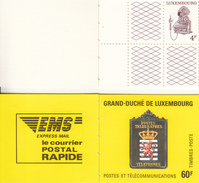 1991 Luxembourg Historical Post Equipment Definitive Booklet Complete Booklet Carnet "unexploded"  VF MNH - Carnets