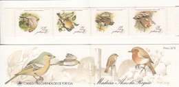 1995 Madeira Birds Oiseaux Complete Booklet Carnet "unexploded"  VF MNH - Unclassified