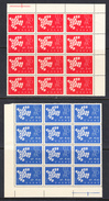 Greece 1961 Europa, Mint No Hinge, Blocks Of 12, Sc# , SG , Yt 753-754 - Ungebraucht