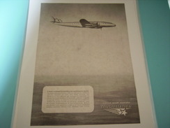 ANCIENNE PUBLICITE L AVION LOCKHEED CONSTELLATIONEN SERVICE - Werbung