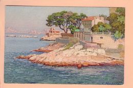 Cpa Carte Postales Anciennes - Illustrateur Robert Le Petit Nice A Marseille 446 - Robert