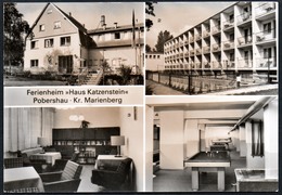 A5729 - Alte MBK Ansichtskarte - Pobershau Kr. Marienberg - Ferienheim Haus Katzenstein - Marienberg