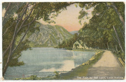 The Path By The Loch, Loch Katrine, 1908 Postcard - Dunbartonshire