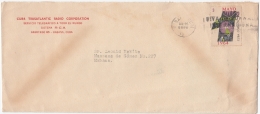 TELEG-223 CUBA (LG-1236) SOBRE TELEGRAMA TRASATLANTIC RADIO Co. TELEGRAFO TELEGRAPH. MARCA VIVA LA JORNADA INTERNACIONAL - Telegraphenmarken