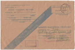 1980-EP-115 CUBA (LG-1217) 1980 20c POSTAL STARIONERY BANK COVER. ENTERO POSTAL BANCO NACIONAL. RARO. - Cartas & Documentos