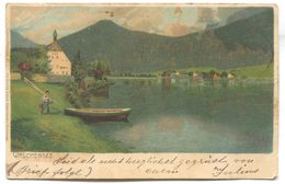 WALCHENSEE - GERMANY BAVARIA, LITHO, 1899. - Bad Toelz