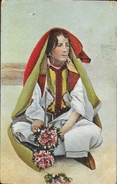 Vendedora De Flores (vendeuse De Fleurs Marocaine?) - Postée De Fez - Edition Benzaquen & Co Tanger - Vendedores Ambulantes