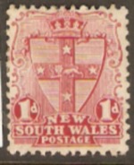 New South Wales 1905 SG 334 1d Mounted Mint - Ungebraucht