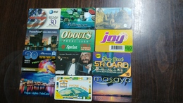 U.s.a-prepiad Card-(set20)-(12cards)-used Card+3card Prepiad Free - Sonstige & Ohne Zuordnung