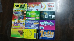 U.s.a-prepiad Card-(set21)-(12cards)-used Card+3card Prepiad Free - Other & Unclassified