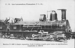 ¤¤  -  Locomotives Françaises P.L.M. Machine N° 4086  -  Train , Chemin De Fer - Cheminots   -  ¤¤ - Equipo
