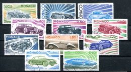 Lot Monaco Oblitérés - Automobile - Cote 29 Euros - Lot 94 - Verzamelingen & Reeksen
