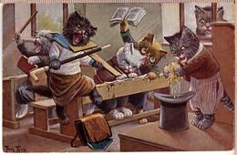 THIELE HUMAN DRESSED CATS KATZEN STUDENTS T.S.N. SERIES 1879 - Thiele, Arthur