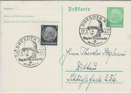 Militaria PK BPK Foto Karte Postkarte Propaganda DR 2.WK 3.Reich WHW P225 - SST Tag Wehrmacht Inf. Ers. Rgt Dresden 1940 - Enteros Postales