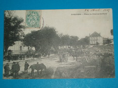 17 ) Surgères : Place Du Champ De Foire " Marché Aux Boeufs "  - Année 1908 - EDIT : - Saint-Pierre-d'Oleron