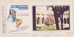 778  BUVARD FLAN LYONNAIS PROVENCE ARLES CLOITRE DE ST TROPHIME - Produits Laitiers