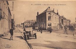 59-AULNOYE- RUE DE LA GARE ET RUE DE BERLAIMONT - Aulnoye