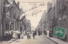 St-PHILBERT DE GRAND LIEU. - Grande Rue. Carte RARE - Saint-Philbert-de-Grand-Lieu