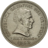 Monnaie, Uruguay, 10 Centesimos, 1953, TTB, Copper-nickel, KM:35 - Uruguay