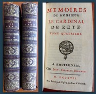 RETZ (Cardinal De). Mémoires, Tome Quatrième. Edition Originale. - 1701-1800