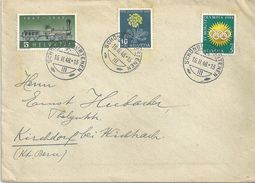 Brief  Schönbühl-Urtenen - Kirchdorf B.Wichtrach  (Mischfrankatur)           1948 - Lettres & Documents