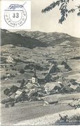 AK  "Guggisberg - Blick Gegen Plaffeien"  (Feldpost)          1955 - Postmarks