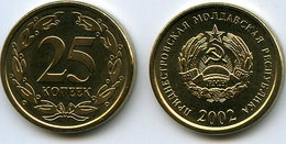 Moldavie Moldova Transdniestrie Transdnistria 25 Kopek 2002 UNC KM 5 - Moldavia