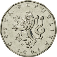 Monnaie, République Tchèque, 2 Koruny, 1994, SUP, Nickel Plated Steel, KM:9 - Tchéquie