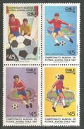 CHILE 1987 Youth WORLD CUP Championship Juvenil 1987 Football Soccer  MNH - Neufs