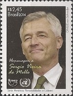 BRAZIL - SÉRGIO VIEIRA DE MELLO (1948-2003), FORMER EMPLOYEE OF THE UNITED NATIONS 2014 - MNH - Ungebraucht