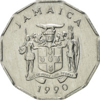 Monnaie, Jamaica, Elizabeth II, Cent, 1990, British Royal Mint, SUP, Aluminium - Jamaica